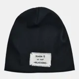 meska-czapka-beanie-solid-color-haft-letter-patch-stan-nowy