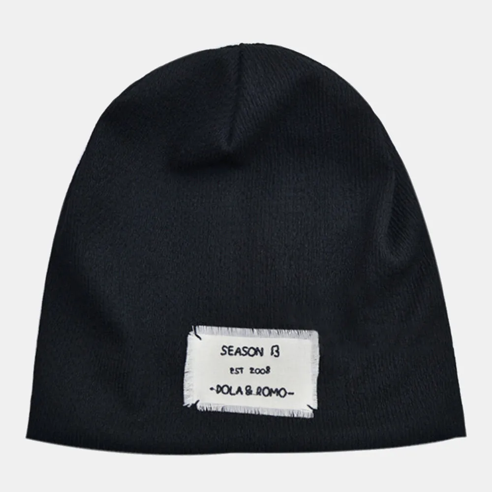 meska-czapka-beanie-solid-color-haft-letter-patch