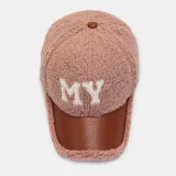 meska-czapka-z-daszkiem-lamb-plush-pu-patchwork-ko-stan-nowy-marka-inna