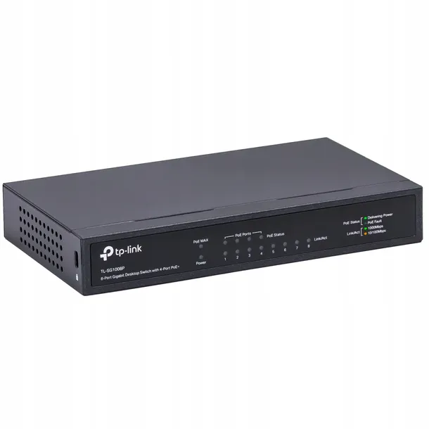 switch-tp-link-tl-sg1008p-8xlan-stan-opakowania-oryginalne