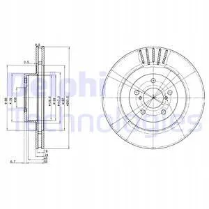 delphi-bg3413-tarcza-subaru-brz-stan-nowy