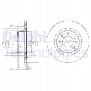 delphi-bg3621-tarcza-citroen-c5-stan-nowy