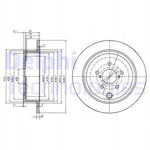 delphi-bg4158-tarcza-subaru-brz-stan-nowy