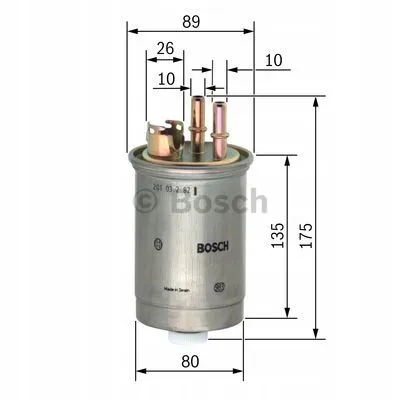 bosch-filtr-paliwa-0450906357-ford-waga-z-opakowaniem-2-kg
