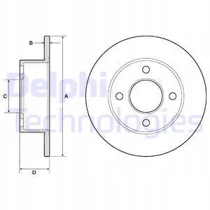 delphi-bg2343-tarcza-audi-100-stan-nowy