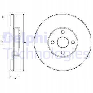 delphi-bg3780-tarcza-ham-toyota-corolla-stan-nowy