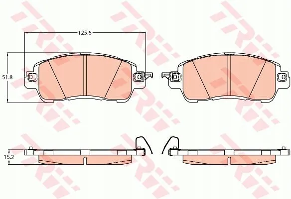 trw-klocki-hamulcowe-mazda-2-stan-nowy