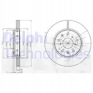 delphi-bg4208-tarcza-suzuki-swift-stan-nowy