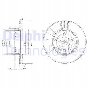 delphi-tarcze-przod-sharan-galaxy-alhambra-288mm-k-stan-nowy