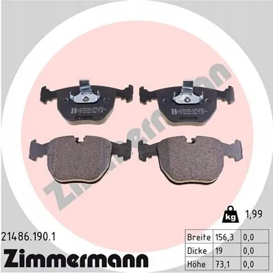 zimmermann-klocki-ham-przod-bmw-5-stan-nowy