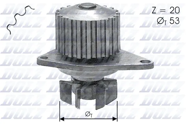 dolz-c110-pompa-wody-citroen-c3-stan-nowy