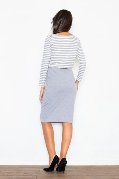 figl-sukienka-model-335-grey-stan-nowy