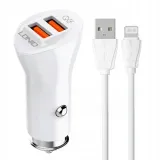 ldnio-ladowarka-samochodowa-2usb-kabel-lightning-przewod-w-zestawie-tak