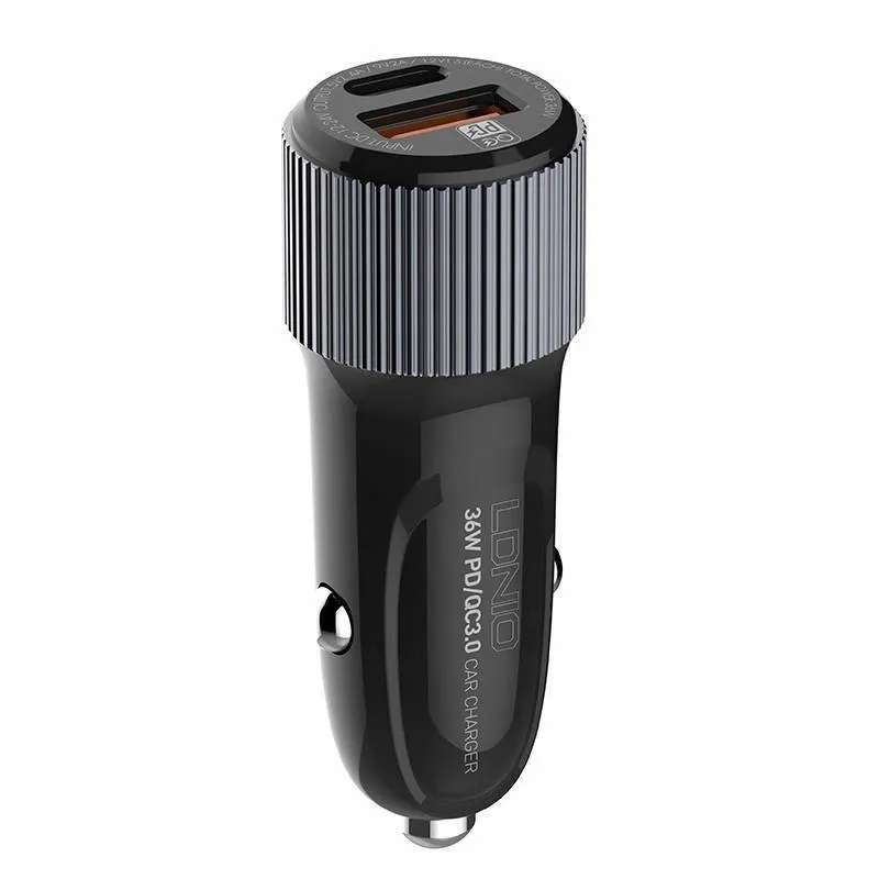 ldnio-ladowarka-samochodowa-usb-usb-c-kabel-usb-c-stan-nowy