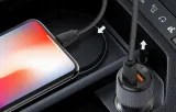 ldnio-ladowarka-samochodowa-usb-usb-c-kabel-usb-c-stan-nowy-kolor-czarny
