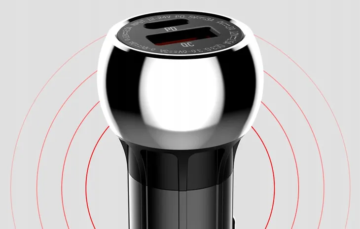 ldnio-ladowarka-samochodowa-kabel-usb-c-usb-c-stan-nowy-kolor-srebrny