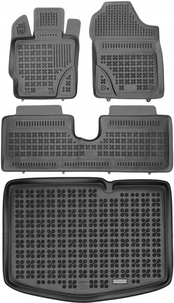 Zdjęcia - Dywanik samochodowy HB Toyota Yaris III  11-19 Dywaniki gumowe + mata 
