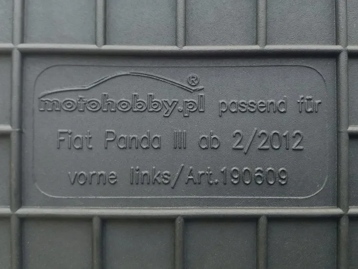fiat-panda-2012-dywaniki-guma-stan-nowy