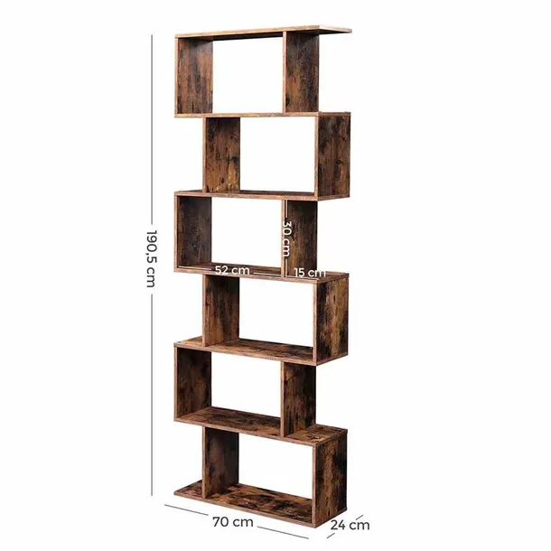bookcase-brown-70x24x1905cm-stan-nowy