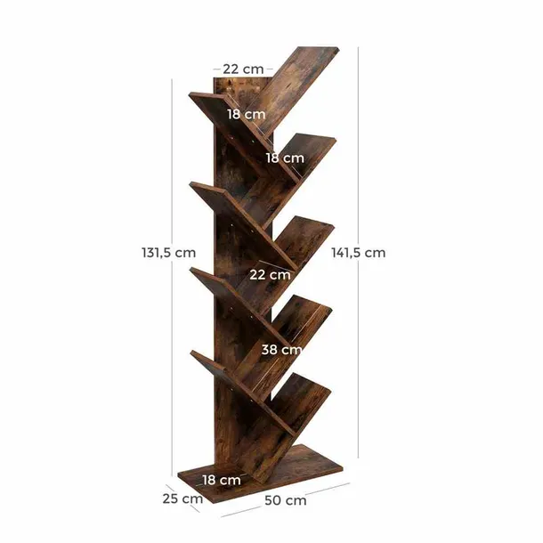 bookshelf-brown50x25x1415cm-stan-nowy