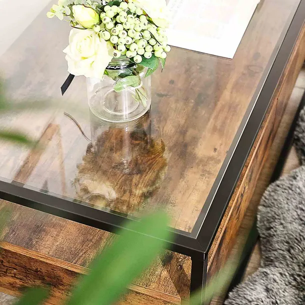 consoletable-brown-black-100x40x80cm-stan-nowy