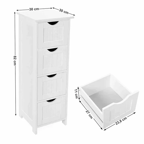sidecabinet-white-30x30x82cm-stan-nowy