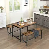 tablebench-brown-black-2pcs-stan-nowy