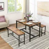 tablebench-brown-black-2pcs-stan-nowy