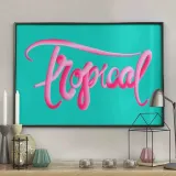poster-bubblegum-tropical-50x70