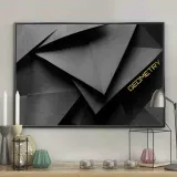 poster-geometry-black-70x100