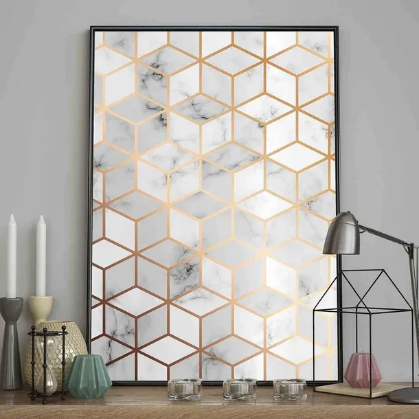 poster-marble-cubes-40x50