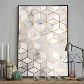 poster-marble-cubes-40x50