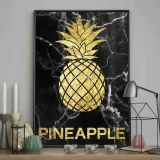 poster-pineapple-blackmarble-50x70