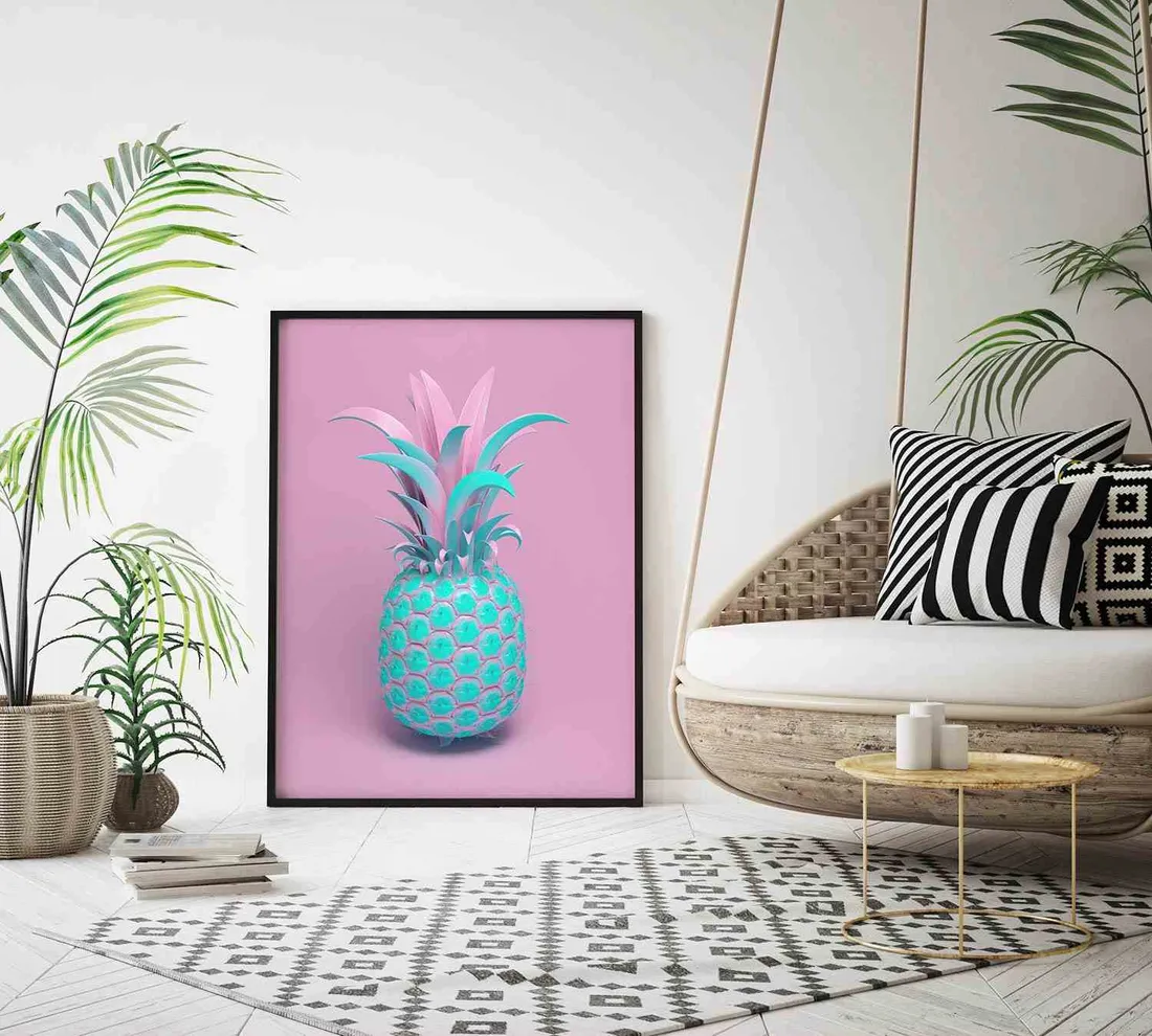 poster-pineapple-technicolor-40x50