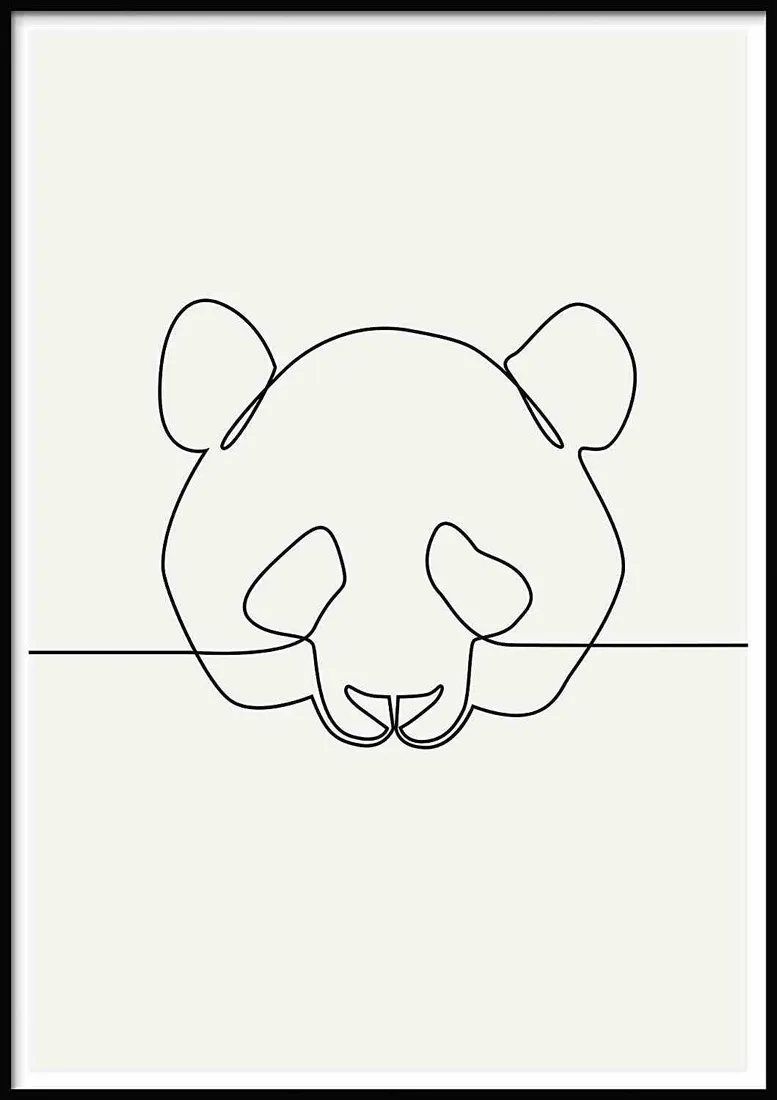 poster-sketchline-panda-50x70
