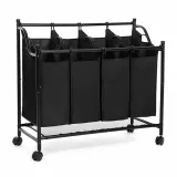 laundrycart-black-4bags