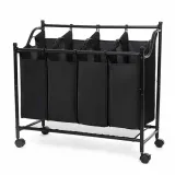 laundrycart-black-4bags-stan-nowy