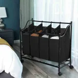 laundrycart-black-4bags-stan-nowy
