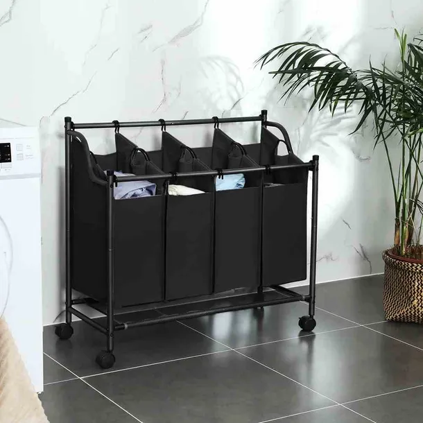 laundrycart-black-4bags-stan-nowy