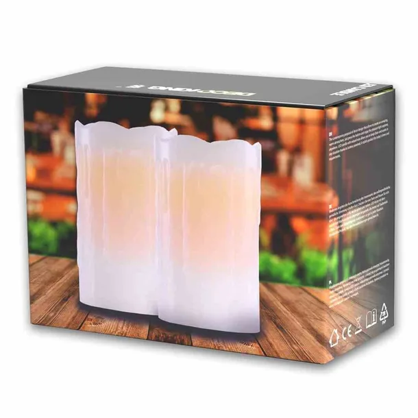 ledcan-dripwax-set2pcs-2x125cm8cm-stan-nowy