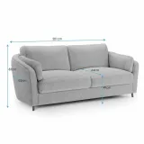 sofa-hom-moontiza-cream-2p-stan-nowy