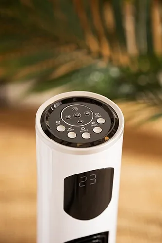 wentylator-kolumnowy-podlogowy-timer-led-pilot-stan-nowy