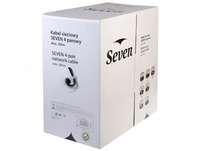 kabel-sieciowy-305m-seven-utp-cat-5-solid-4x2-stan-nowy