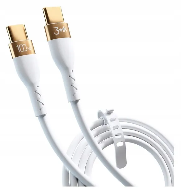3mk-kabel-usb-c-typ-c-100w-2m-hyper-silicone-kolor-bialy