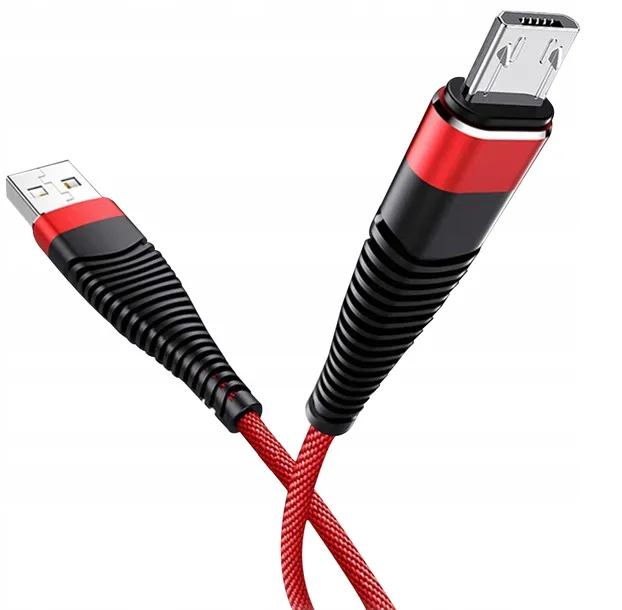 wzmacniany-kabel-micro-usb-1m-quick-charge-31a-kolor-czerwony