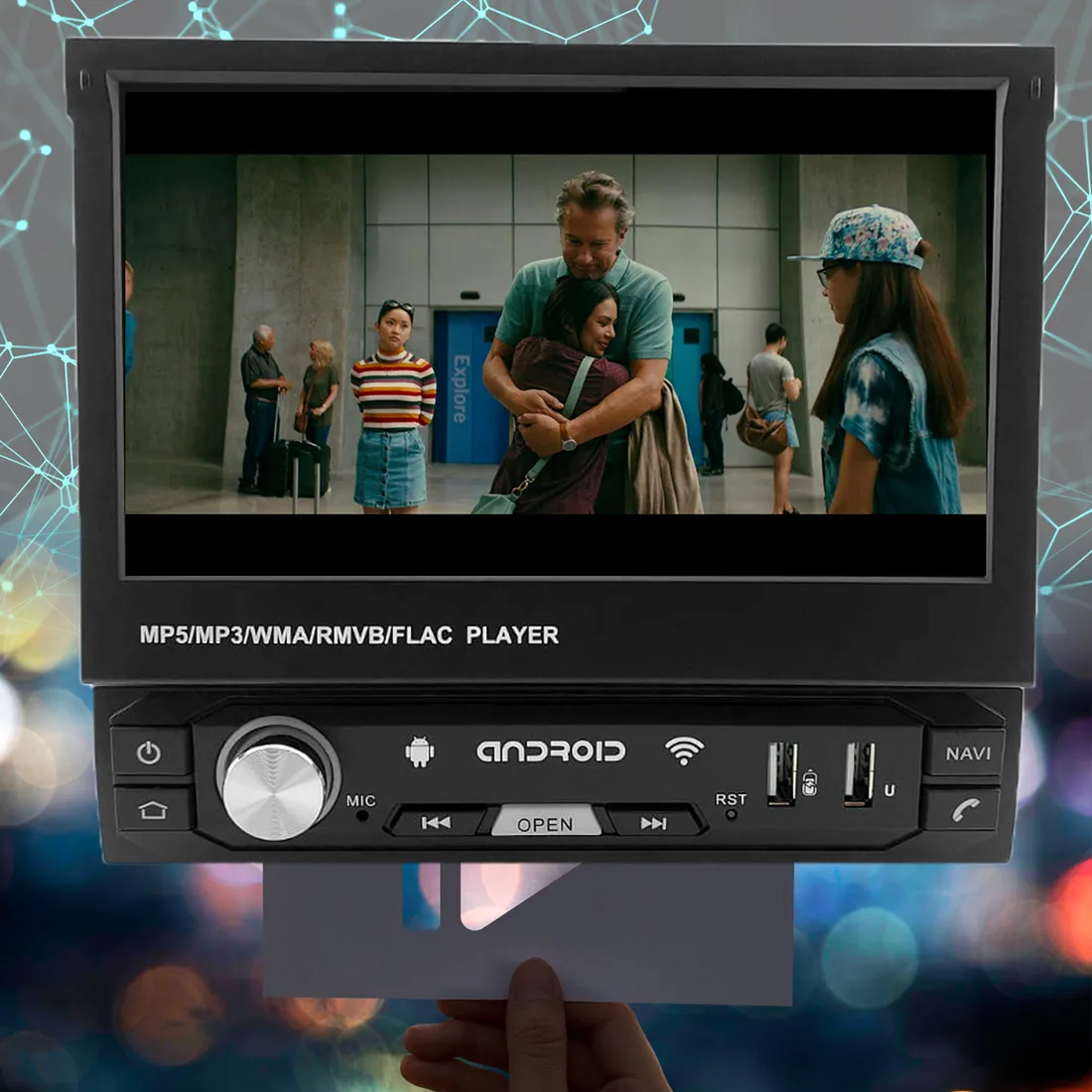 radio-samochodowe-1din-multimedialne-android-gps-stan-nowy