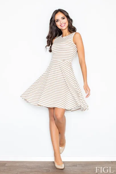 figl-sukienka-m295-beige-l