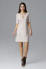 figl-sukienka-model-m634-beige-l
