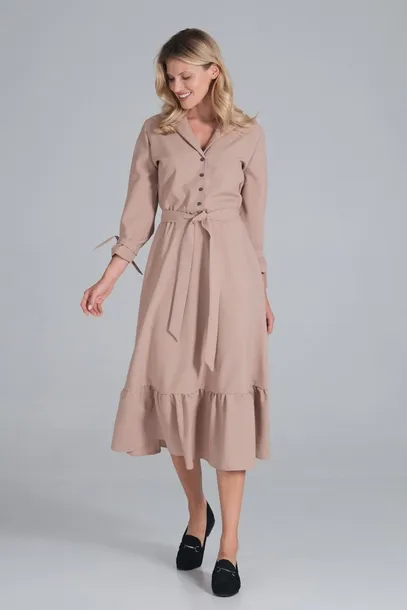 figl-sukienka-model-m840-beige-s