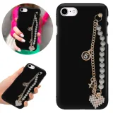 etui-mat-blink-do-iphone-8-perly-serce-lancuszek